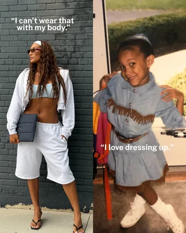 danyelewilson Instagram post about Self talk and inner child compassion