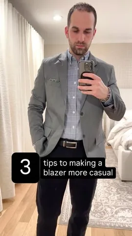 dapperprofessional Instagram post about Casual blazer styling