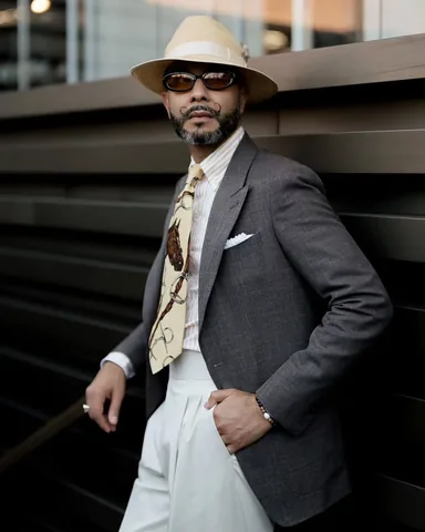 dapper_rav Instagram post about Classic menswear style