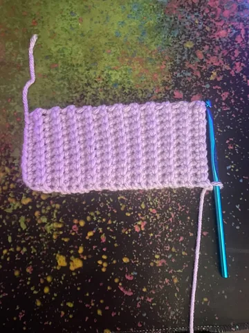 darkshichi Instagram post about Crochet project