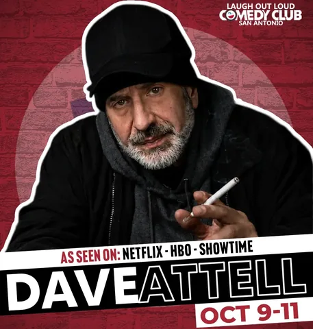 daveattell Instagram post about Live comedy event