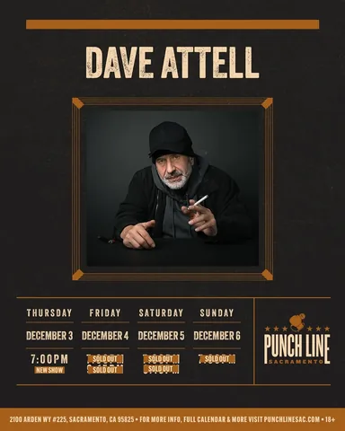 daveattell Instagram post about Live comedy event