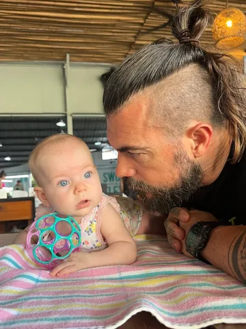 davedriskell Instagram post about Fatherhood