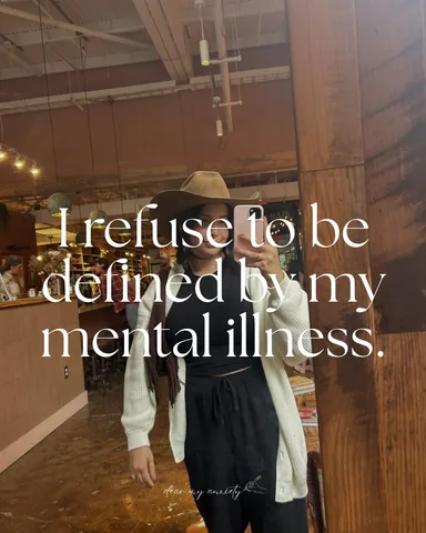 dearmyanxiety Instagram post about Mental health stigma