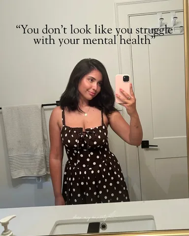 dearmyanxiety Instagram post about Hidden mental health struggles