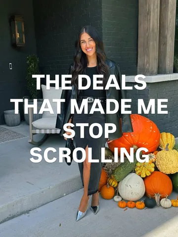 dederaad Instagram post about Fall fashion sale