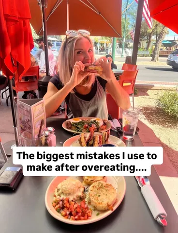 deliciouslyfitnhealthy Instagram post about Reverse dieting and food mindset