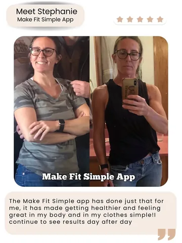deliciouslyfitnhealthy Instagram post about Make Fit Simple app