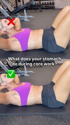 deliciouslyfitnhealthy Instagram post about Core breathing and bracing