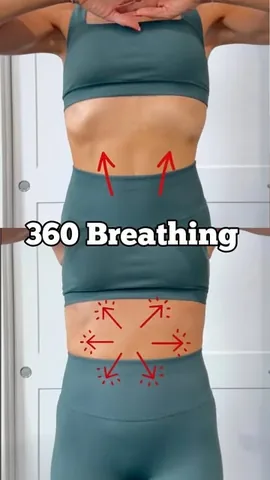 deliciouslyfitnhealthy Instagram post about 360 degree core breathing