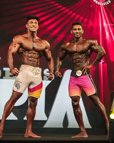 delta_dilip Instagram post about Professional bodybuilding debut