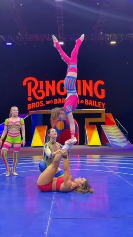 demibagby Instagram post about Circus stunts