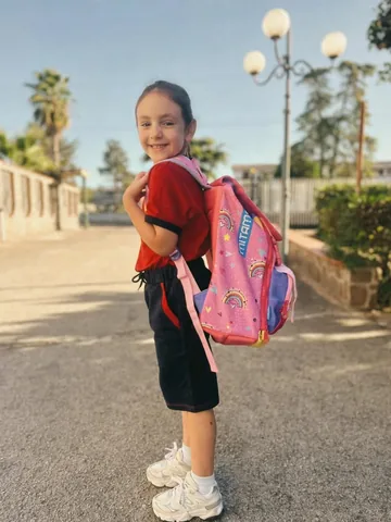 devastatodaniela Instagram post about Primo giorno di scuola