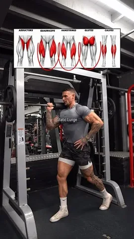 dickersonross Instagram post about Smith machine leg workout