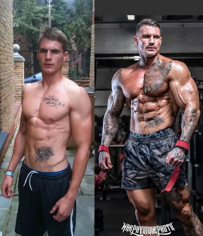 dickersonross Instagram post about Fitness transformation