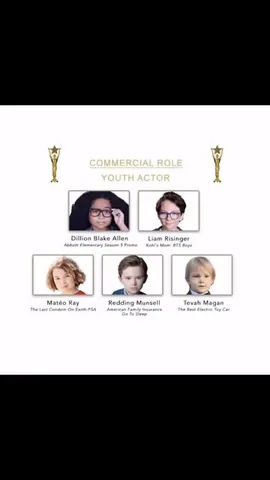 dillionblakeallen Instagram post about Award nomination