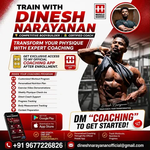 dinesh_narayanan_ Instagram post about Online fitness coaching