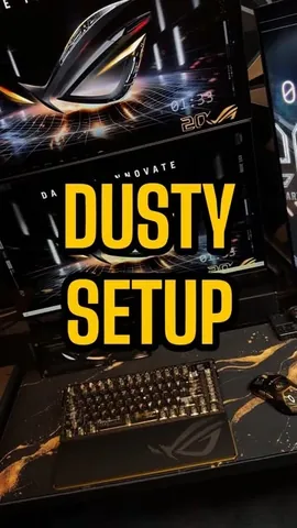 dinocornel Instagram post about Gaming setup humor