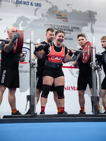 djessicabuettner Instagram post about Canadian powerlifting representation