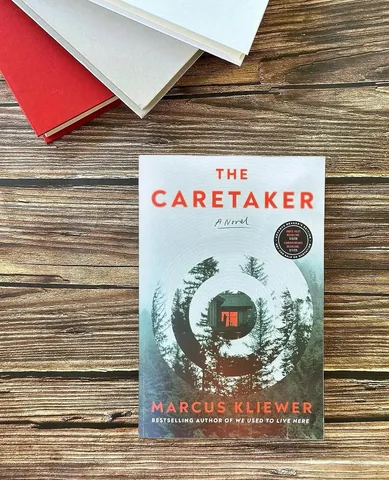 downtogetthefictionon Instagram post about The Caretaker giveaway