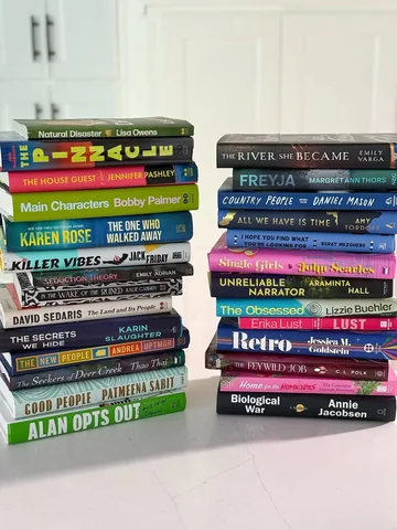 downtogetthefictionon Instagram post about Book mail haul