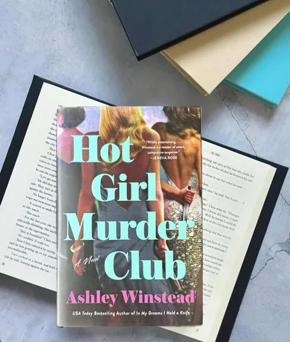 downtogetthefictionon Instagram post about Hot Girl Murder Club giveaway