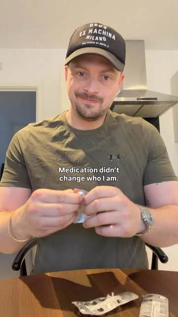 dralexgeorge Instagram post about Mental health medication use