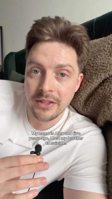 dralexgeorge Instagram post about Personal mental health journey