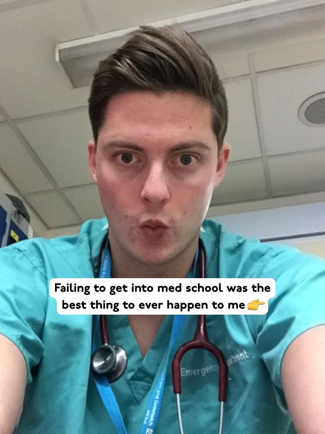 dralexgeorge Instagram post about Failure and academic results