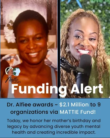 dralfiee Instagram post about Mental health philanthropy