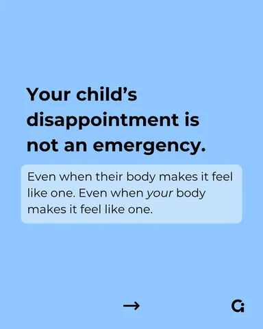 drbeckyatgoodinside Instagram post about Parental emotional regulation
