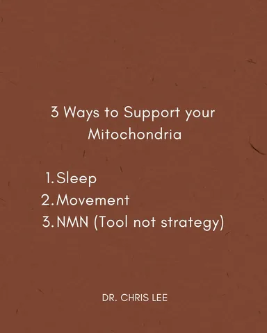 drchrislee Instagram post about Cellular energy supplement