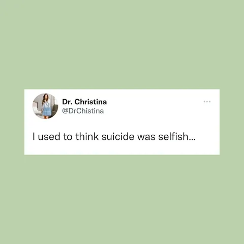 dr.christina_ Instagram post about Suicide prevention