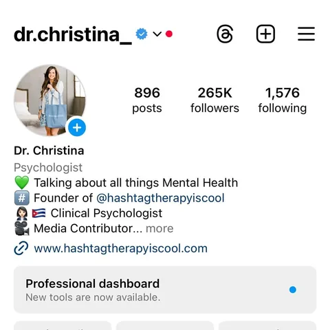dr.christina_ Instagram post about Project history