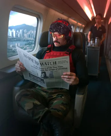 drdisrespect Instagram post about Call of Duty criticism and vacation