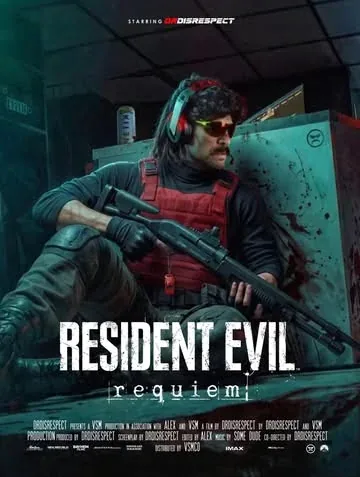 drdisrespect Instagram post about Resident Evil release
