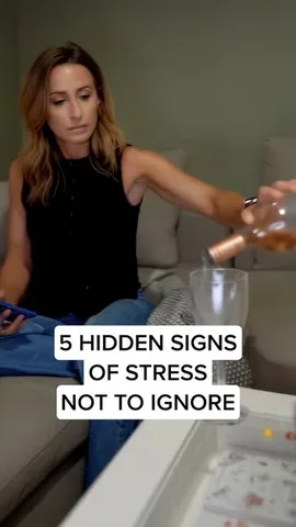 drjulie Instagram post about Stress and numbing behaviors