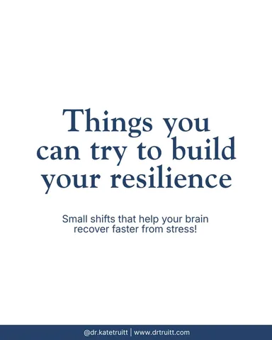 dr.katetruitt Instagram post about Stress regulation and the amygdala