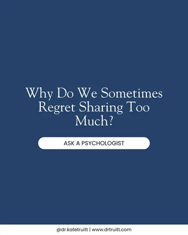 dr.katetruitt Instagram post about Personal boundaries and oversharing