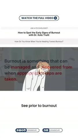 dr.katetruitt Instagram post about Burnout recovery