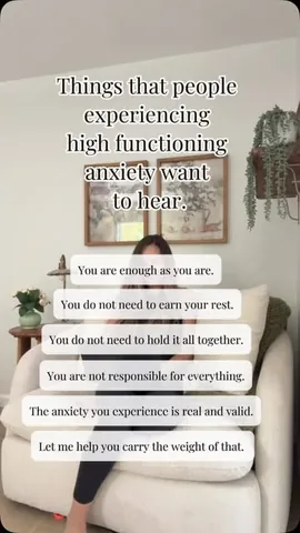 dr.kellyvincent Instagram post about High functioning anxiety