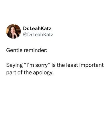 dr.leahkatz Instagram post about Repair after relationship rupture