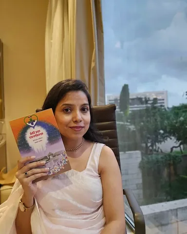 dr.mansivora Instagram post about Mental health book launch