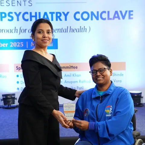 dr.mansivora Instagram post about Sports Psychiatry Conclave