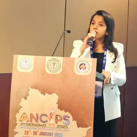 dr.mansivora Instagram post about Sports psychiatry conference talk