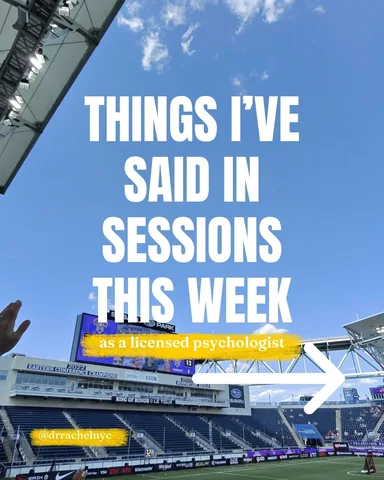 drrachelnyc Instagram post about Relationships and therapy