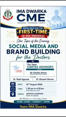 drrashipsychiatrist Instagram post about Social media workshop for doctors