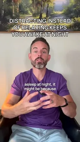 dr.scott.eilers Instagram post about Sleep and mental stimulation