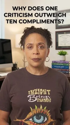 drtraceymarks Instagram post about Negativity bias