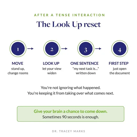drtraceymarks Instagram post about Working memory under stress